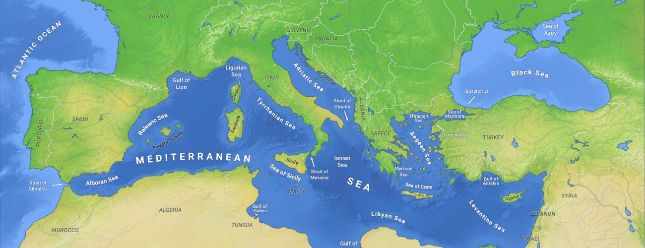 Mediterranean map
